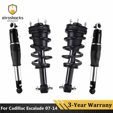 4PCS Front & Rear Air Shocks Struts Assys for Cadillac Escalade GMC Yukon 07-14