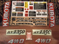 OEM Kubota BX 2350 Tractor Decal Kit Tractor Decals Sticker FULL SET+Applicator