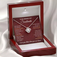 To My Soulmate Necklace Birthday/Anniversary/Valentine Gift for Wife/Girlfriend