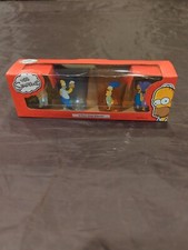 The Simpsons Shot Glass. Set Of 4. Brand New.