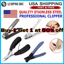 Extra Large Toe Nail Clippers For Thick Hard Nails Cutter Heavy Duty Stainless