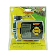 New Vigoro Duo Deluxe 6 Cycle Electronic Water Timer 225-379 6 Cycles