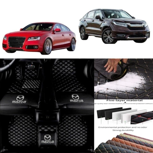 For Mazda All Models Car Floor Mats Anti-slip Luxury Custom Carpets Waterproof - Picture 23 of 43