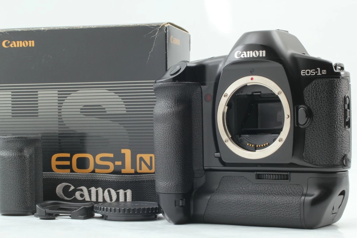 [Near MINT in Box] Canon EOS 1N HS + GR-E1 Battery Grip Holder From Japan  #986