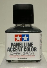 Tamiya Panel Line Accent Color 87199, Dark Grey