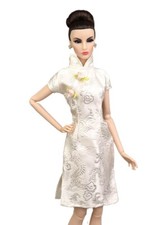 Chinese Traditional Dress Doll Clothes Cheongsam Evening Dresses For 11.5" Doll