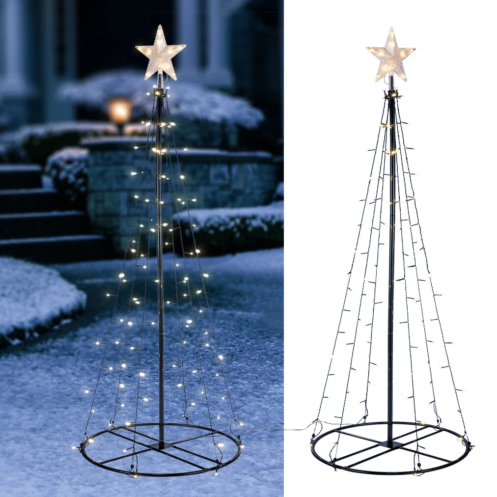 Festnight LED Weihnachtsbaum Outdoor 476 Cm - 789 LEDs Mit 8 Lichteffekten