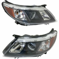 Fit Saab 9-3 2008 2009 2010 Halogen Headlights Head Lamps Lights Pair Depo