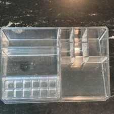 Acrylic Make-up Holder. Clear