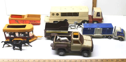 Buddy L Pressed Steel Diecast Farm Vehicles