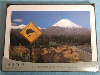 Six-New Zealand Cork Placemats Jason- Landscapes and Views NEW SEALED