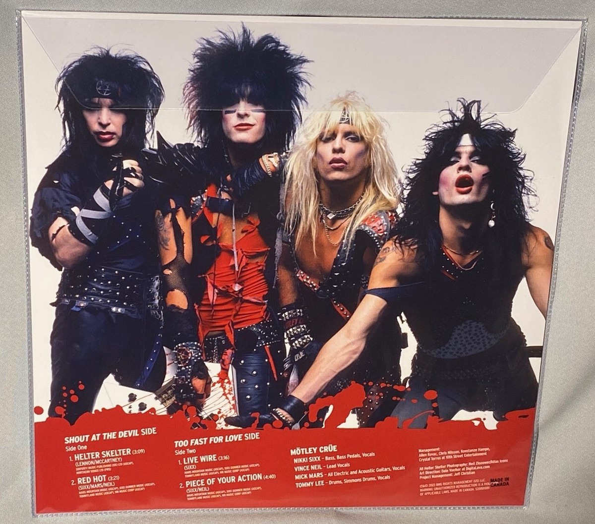 LP MOTLEY CRUE Helter Skelter (PICTURE Vinyl, RSD 2023) NEW MINT