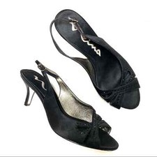 Nina Special Occasion Sling Back Open Toe Heels Women's 8