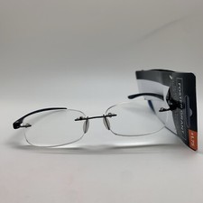 FOSTER GRANT ARCHIE BLU BLUE 1.75 Reading glasses READERS RIMLESS