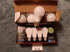 8 Satco LED 60W A19 Daylight Medium Base Vibration Resistant Bulbs