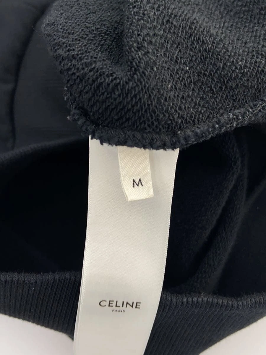 CELINE FELPA CON CAPPUCCIO COSMIC CRUISER PULLOVER M COTONE Nero 2Y685670Q