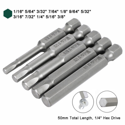 Imperial Schrauberbits 50mm lang Impact Innen Sechskant Bits Schlagschrauber Bit