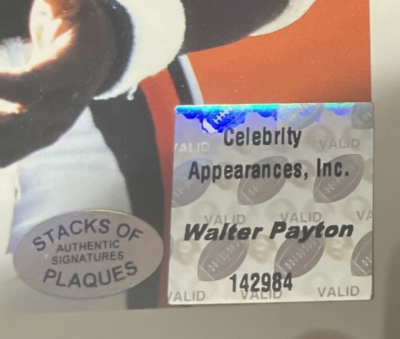 Foto Ristampa Autografata 8x10 - Dick Butkus E Gale Sayers - Hall Of Fame Chicago Bears