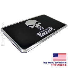 ALUMINUM Warzone Punisher Decal Sticker Emblem For Auto 3.12" x 2"