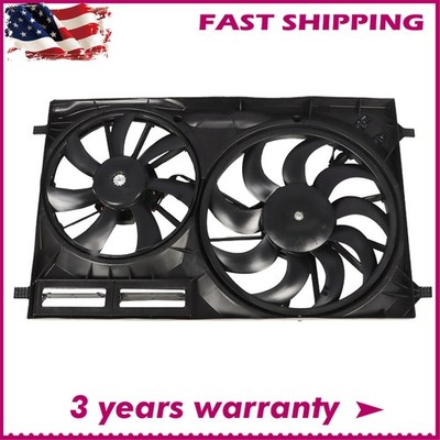 1pcs Engine Radiator Dual Cooling Fan Assembly For 2015-2017 Ford Transit T150