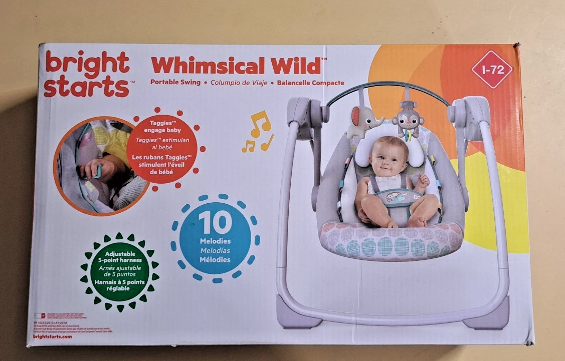 Bright Starts Whimsical Wild Portable Baby Swing I-72 New in Box
Opens in a new window or tab