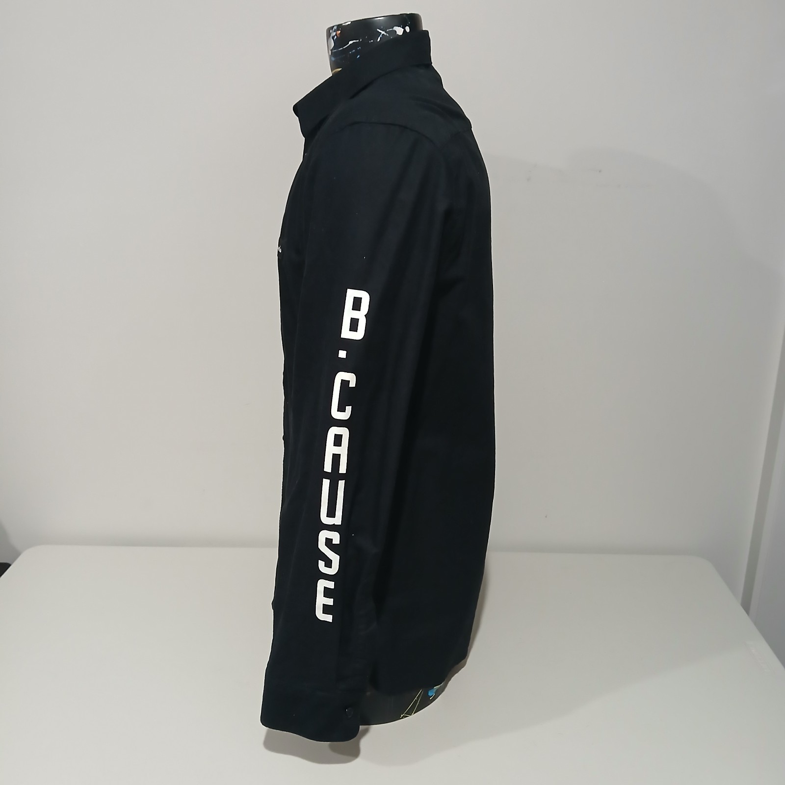 Barney Cools B Cools Black Button Up Long Sleeve … - image 3