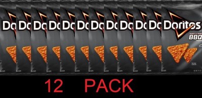 Doritos Sweet & Tangy BBQ CHEESE Flavor Snack Tortilla Chips 9.25oz Bag 12 PACK