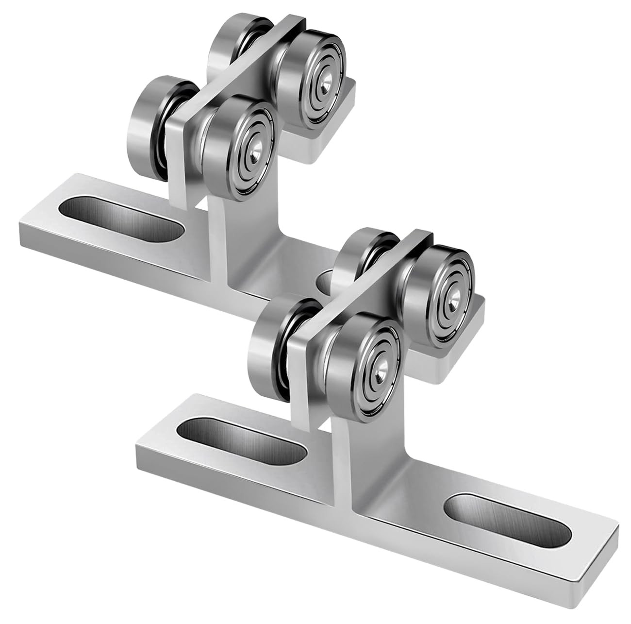 4 Wheel Strut Trolley with Bearings, Heavy Duty, Fits 1-5/8" Wide Strut Channel