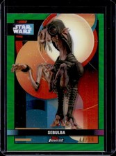 2025 Topps Star Wars Smugglers Outpost Sebulba Finest Green Refractor #/99