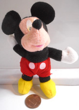 Kellogg's Walt Disney Mini Bean Filled Cloth Plush Stuffed Mickey Mouse 4 1/2"