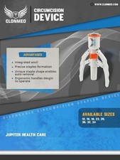 Disposable Circumcision Stapler Device/Khatna Stapler with Silicone Ring