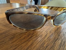 Vintage 60s COOL-RAY Polaroid Sunglasses Social Eyes N155 Tortoise Wraparounds