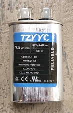 7.5 MFD AC 7.5uF 5 370VAC/440 Volt Oval Run Start Capacitor for HVAC