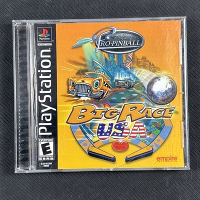 Pro Pinball Big Race USA Sony PlayStation 1 PS1 Complete CIB Tested