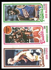 1980-81 Topps Don Ford / Marques Johnson / Bob McAdoo TL #55 / 89 / 144