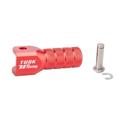 Tusk GLT001-RED20e6-902a44 Folding Shift Lever Replacement Tip Red For Yamaha