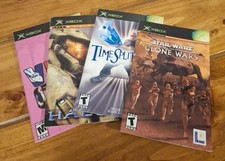 Original XBOX Video Game Manuals Lot of 4 Authentic Fast Shipping Great Conditio