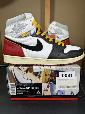 Size 12 - Jordan 1 Retro NRG x Union LA High Black Toe
