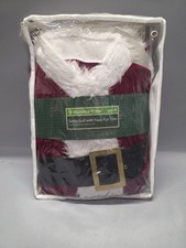 Santa Costume Holiday Time 7-Piece Santa Suit, One Size Fits New