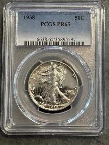 1938-P Walking Liberty Half Dollar — photo from another recent sale