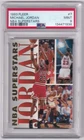 MICHAEL JORDAN 1993/94 FLEER NBA SUPERSTARS INSERT CARD #7 PSA 9 GRADED MINT WOW