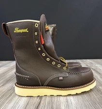 Thorogood 804-3800 8" Briar Pitstop 1957 Series Steel Toe Boots Men’s 9D - NEW