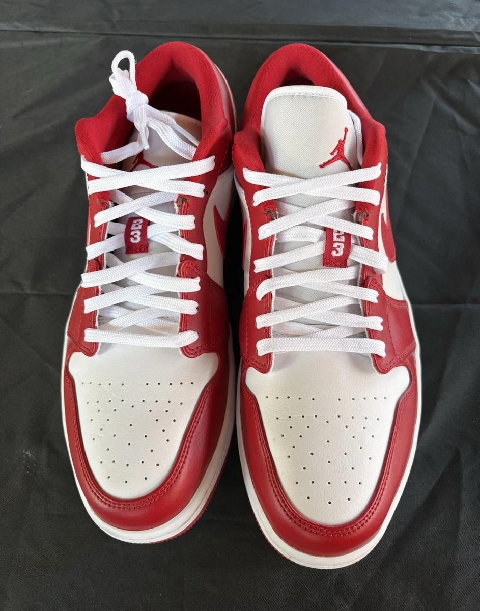 Jordan 1 Low Gym Red White for Sale | Authenticity Guaranteed | eBay
