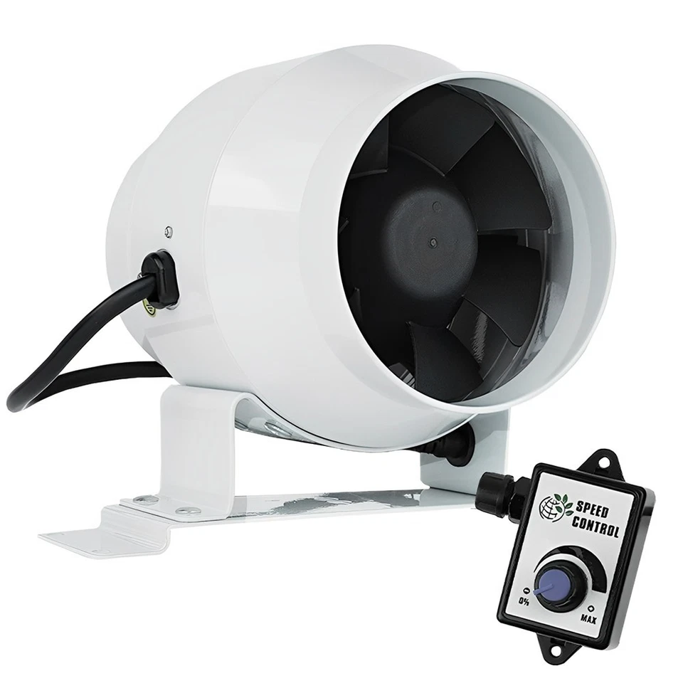 Rohrventilator  Hauslüfter Gebläse Dalap MF 100 mit EC Motor und Drehzahlregler - Bild 1 von 4