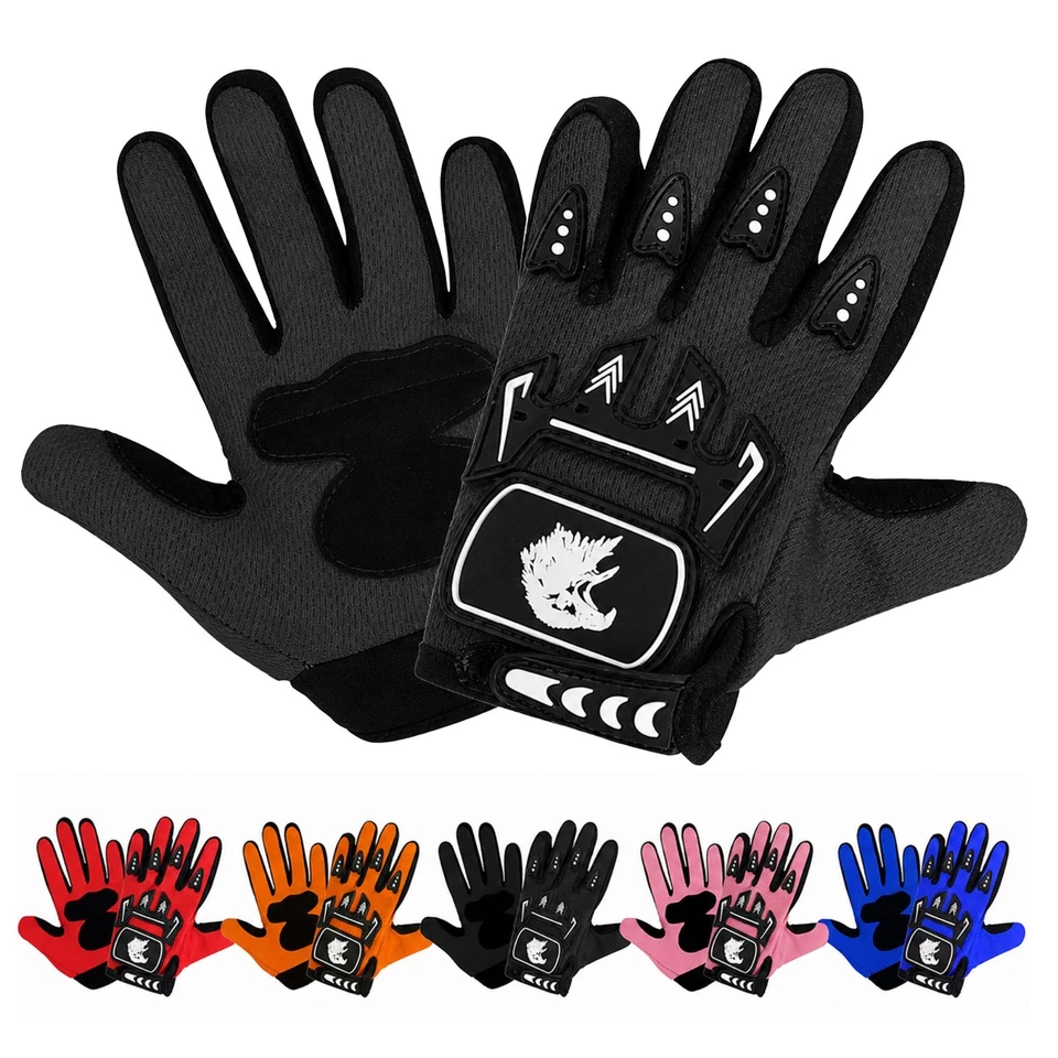 Schutzhandschuhe für Kinder – Motocross, Enduro, BMX, Junior-Grip Racing-Schutz - Bild 1 von 1