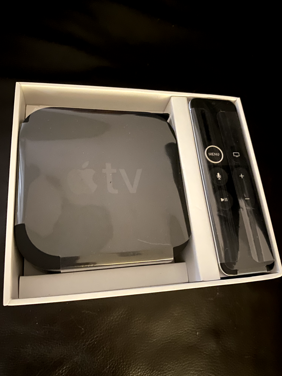 Apple TV 4K A1842 32GB 1st Gen with Remote and Power Cord Reset to
