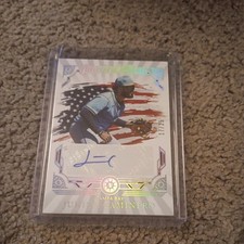2025 Panini Boys of Summer Junior Caminero America's Best Holo Silver Auto #/25