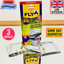 Zero In Fly Catcher Fly Bait Refill Sachets for Fly Max Fly Catcher Non-Hazard