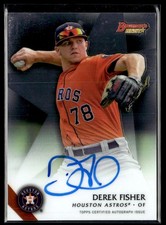 2015 Bowman's Best of 2015 Autographs Derek Fisher Auto Houston Astros #B15-DF