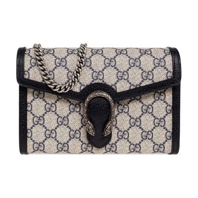 Gucci Dionysus Chain Wallet Cross Shoulder Bag Women's Style 7.8x2.3x5 in